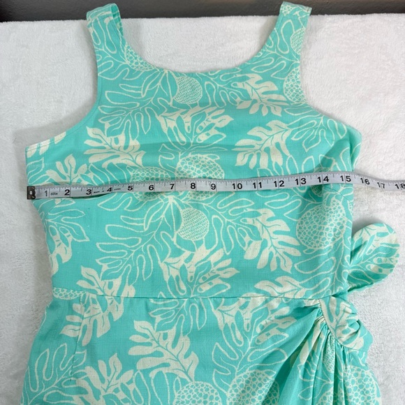 Patagonia Pataloha Dress Womens Sz 4 Organic Cotton True Wrap Smocked Sundress - Picture 9 of 12